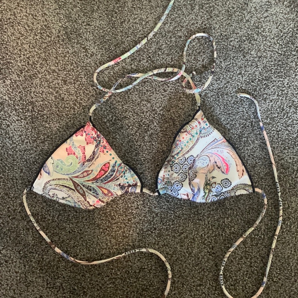 diamond studded bathing suit top